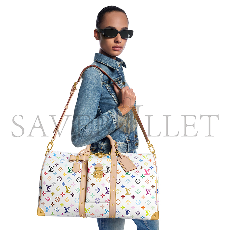 LOUIS VUITTON MASTER MURAKAMI LV X TM KEEPALL BANDOULIÈRE 45 M13742 (45*27*20cm)